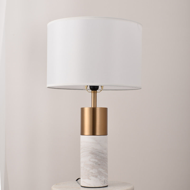 Marble Glow Table Lamp – Modern Bedside Lighting